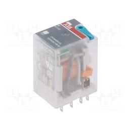 1 pcs x ABB - 1SVR405611R6100 - Relay: electromagnetic, DPDT, Ucoil: 48VDC, Icontacts max: 12A