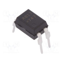 2 pcs x BROADCOM (AVAGO) - HCPL-817-000E - Optocoupler, THT, Ch: 1, OUT: transistor, Uinsul: 5kV, Uce: 70V, DIP4
