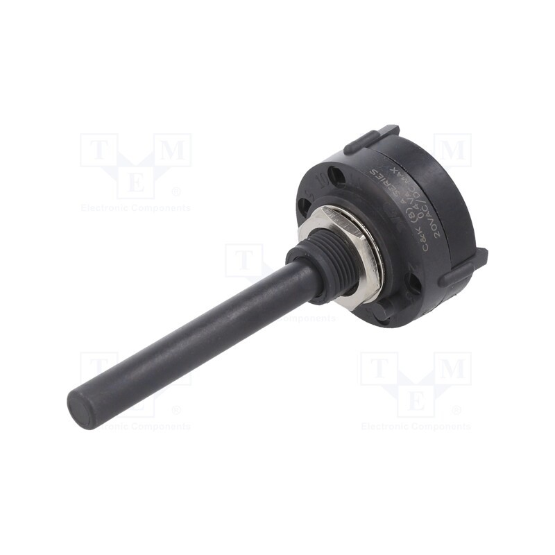 1 pcs x C&K - A11442MNZB - Switch: rotary, Pos: 2, SPDT, 2.5A/125VAC, 0.35A/125VDC, 90°, L: 42mm