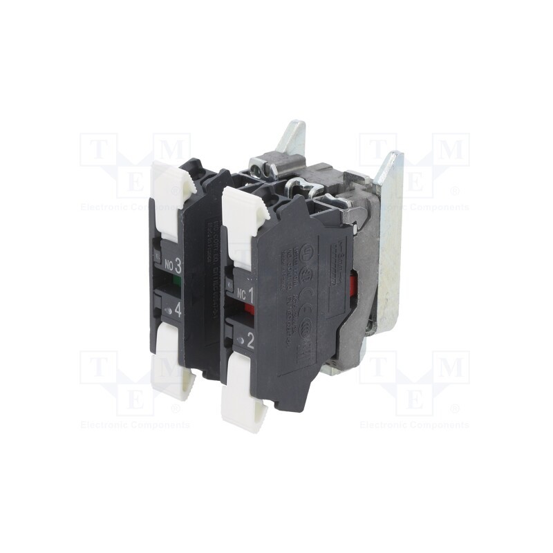 1 pcs x SCHNEIDER ELECTRIC - ZB4BZ1055 - Contact block, 22mm, Harmony XB4, -25÷70°C, front fixing