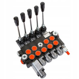 Hydraulic distributor 40l, 5 sections, 3d 1j 1p