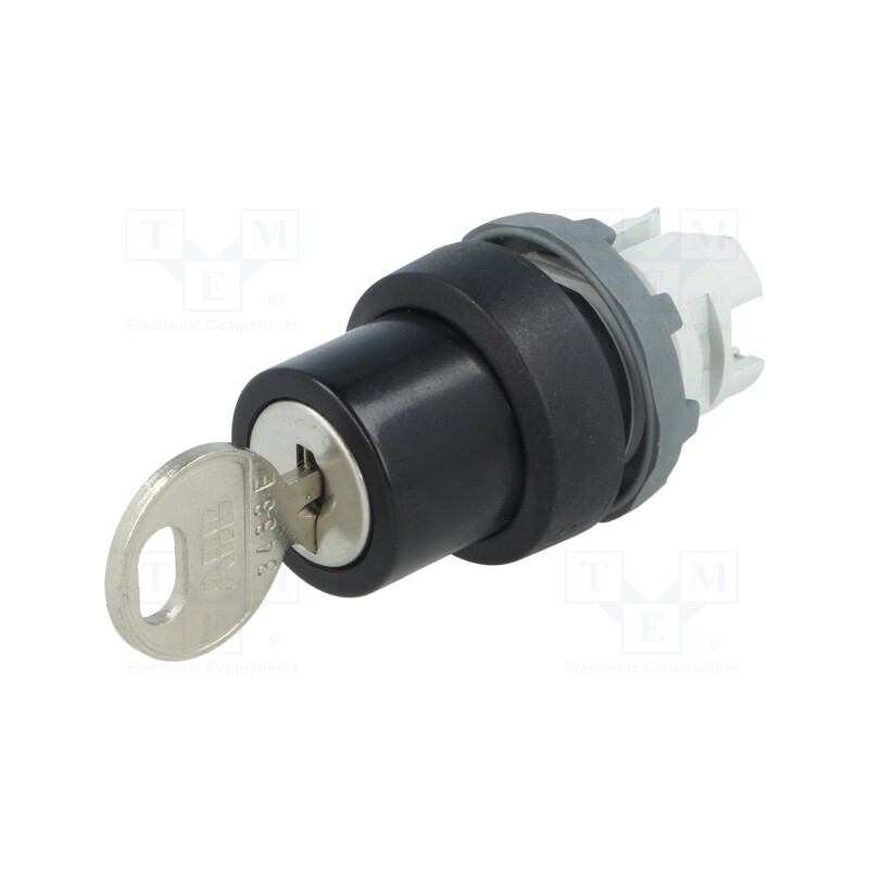 1 pcs x ABB - 1SFA611281R1003 - Switch: rotary with key, 22mm, Stabl.pos: 2, black, none, IP66
