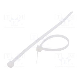 100 pcs x FIX&FASTEN - FIX-S-3.6X120/N - Cable tie, L: 120mm, W: 3.6mm, polyamide, 177N, natural, Ømax: 30mm