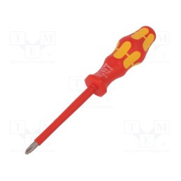1 pcs x WERA - 5006381001 - Screwdriver, insulated, PlusMinus cross PH-type, PH/S2, 1kVAC