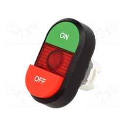 1 pcs x ABB - 1SFA611143R1101 - Switch: double, 22mm, Stabl.pos: 1, green-red, MLB-1, IP66, Pos: 2