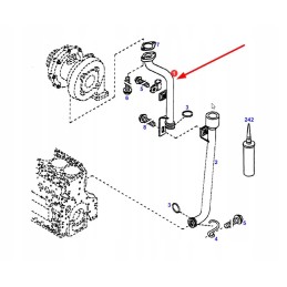 F716201090060 oil return pipe