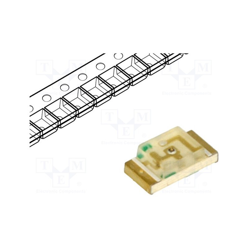 2 pcs x KINGBRIGHT ELECTRONIC - KP-3216MGC - LED, SMD, 1206, green, 18÷70mcd, 3.2x1.6x1.1mm, 120°, 2.1÷2.5V, 20mA