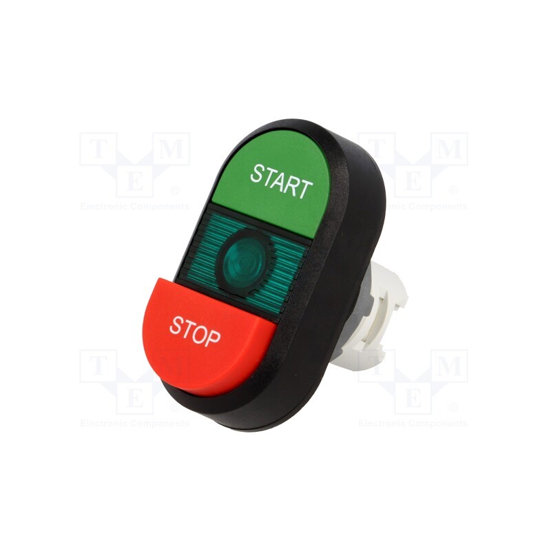 1 pcs x ABB - 1SFA611144R1102 - Switch: double, 22mm, Stabl.pos: 1, green-red, MLB-1, IP66, Pos: 2