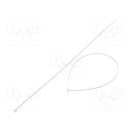 100 pcs x FIX&FASTEN - FIX-S-4.8X500/N - Cable tie, L: 500mm, W: 4.8mm, polyamide, 222N, natural, Ømax: 150mm