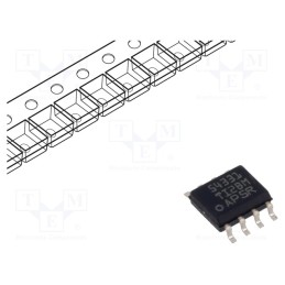 1 pcs x TEXAS INSTRUMENTS - TPS54331DR - IC: PMIC, DC/DC converter, Uin: 3.5÷28VDC, Uout: 0.8÷25VDC, 3A, SO8