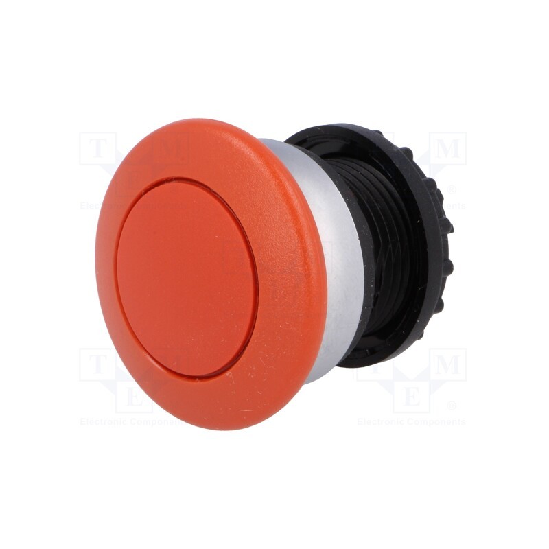1 pcs x EATON ELECTRIC - M22-DRP-R - Switch: push-button, 22mm, Stabl.pos: 2, red, none, IP67, mushroom