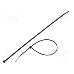 100 pcs x KSS WIRING - CV-292BK - Cable tie, L: 292mm, W: 3.6mm, polyamide, 176.5N, black, Ømax: 85mm