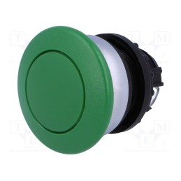 1 pcs x EATON ELECTRIC - M22-DRP-G - Switch: push-button, 22mm, Stabl.pos: 2, green, none, IP67, mushroom