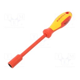 1 pcs x KNIPEX - 98 03 10 - Screwdriver, insulated, 6-angles socket, HEX 10mm, 1kVAC, VDE