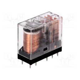 1 pcs x OMRON OCB - G2RK-2 12VDC - Relay: electromagnetic, DPDT, Ucoil: 12VDC, Icontacts max: 3A, PCB