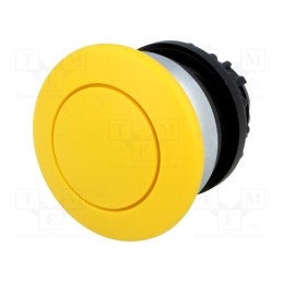 1 pcs x EATON ELECTRIC - M22-DRP-Y - Switch: push-button, 22mm, Stabl.pos: 2, yellow, none, IP67, Pos: 2