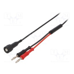 1 pcs x ELECTRO-PJP - 7060-MI-50-200-SW - Test lead, 70VDC, 3A, BNC plug,banana plug 4mm x2, Len: 2m, Z: 50Ω