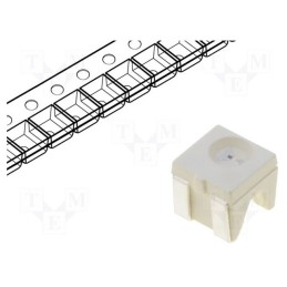 2 pcs x KINGBRIGHT ELECTRONIC - KA-4040SYSK - LED, SMD, 4040, yellow, 100÷250mcd, 4x3.6x4mm, 120°, 2÷2.5V, 20mA