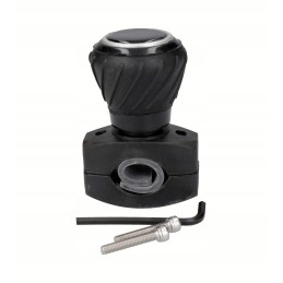 Black steering knob with ball bearings