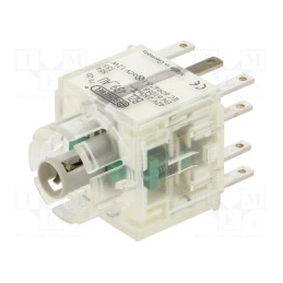 1 pcs x SCHLEGEL - BZL_439_AU - Contact block, -30÷70°C, IP00, Contacts: NC x2 + NO x2, 3mm