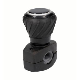 Solid rotating handlebar knob