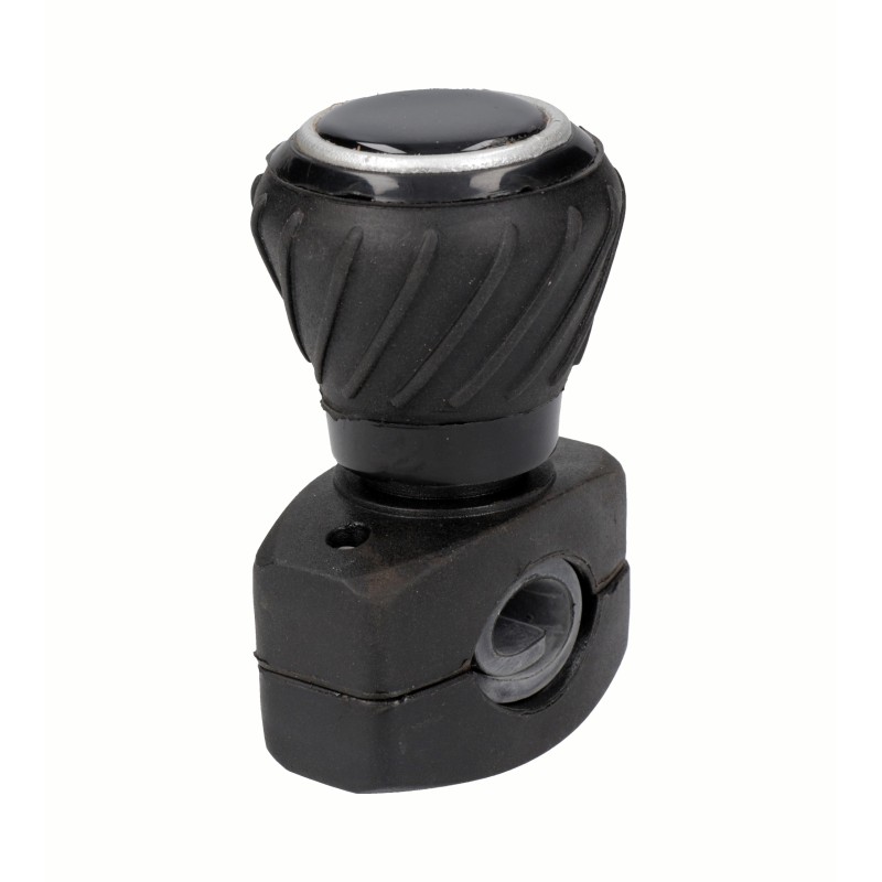 Solid rotating handlebar knob
