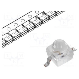 2 pcs x VISHAY - VSMB2020X01 - IR transmitter, 940nm, transparent, 40mW, 12°, SMD, Dim: 2.3x2.3mm