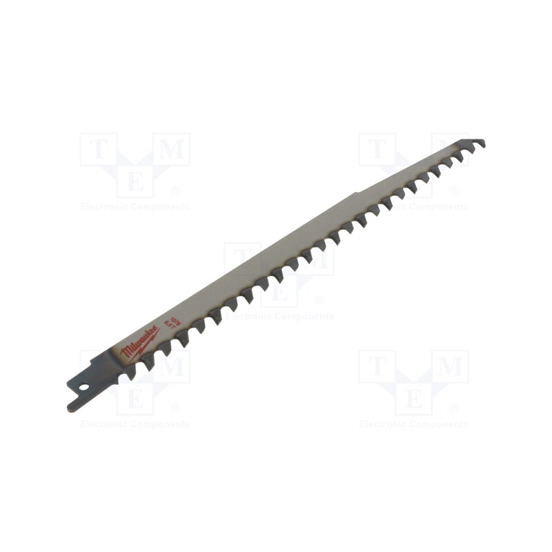 1 pcg x Milwaukee - 48001078 - Hacksaw blade, wood, 240mm, 3teeth/inch, 3pcs.