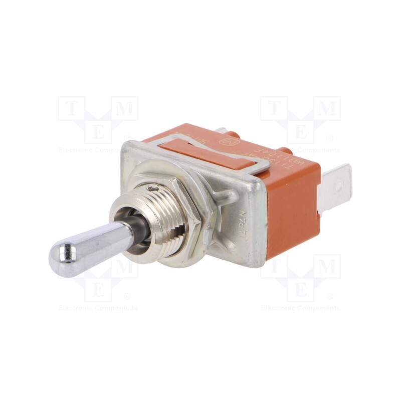 1 pcs x PANASONIC - T115GAULCSAFJ - Switch: toggle, Pos: 3, SP3T, (ON)-OFF-(ON), 15A/250VAC, 15A/30VDC