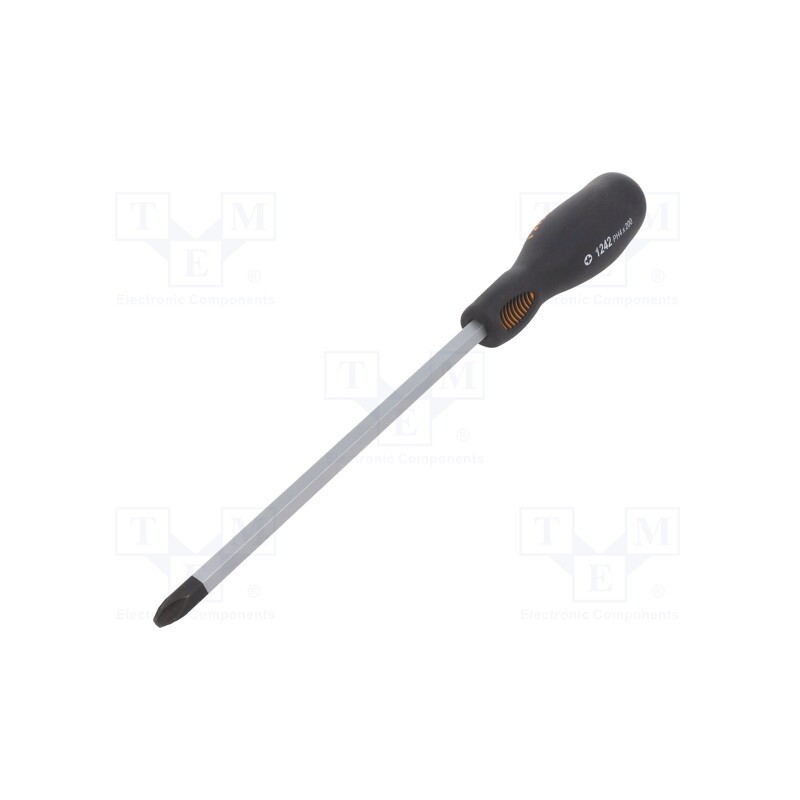 1 pcs x BETA - 12420224 - Screwdriver, Phillips, for impact, PH4, Blade length: 200mm