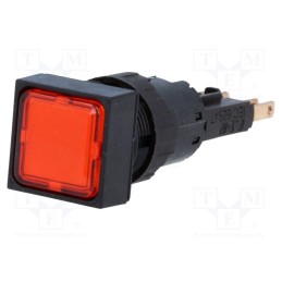 1 pcs x EATON ELECTRIC - Q18LF-RT - Control lamp, 16mm, RMQ-16, -25÷70°C, Ø16.2mm, red