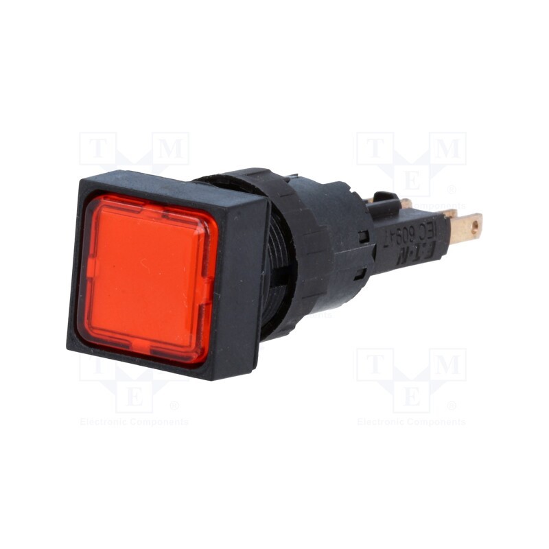 1 pcs x EATON ELECTRIC - Q18LF-RT - Control lamp, 16mm, RMQ-16, -25÷70°C, Ø16.2mm, red