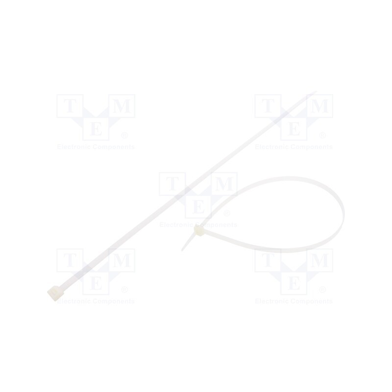 100 pcs x FIX&FASTEN - FIX-S-7.6X500/N - Cable tie, L: 500mm, W: 7.6mm, polyamide, 533N, natural, Ømax: 150mm