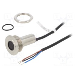 1 pcs x ONPOW - ONPOW91-30D-10BY-SS-NR - Switch: vandal resistant, Pos: 2, SPST-NO, 300mA/24VDC, IP65, red