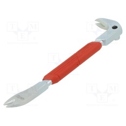 1 pcs x Milwaukee - 4932478249 - Clamp, 228mm, Application: for nails, Features: flat tip, crowbar