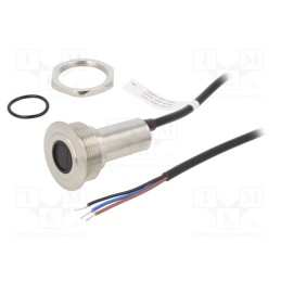 1 pcs x ONPOW - ONPOW91-30D-10BY-SS-NG - Switch: vandal resistant, Pos: 2, SPST-NO, 300mA/24VDC, IP65, green