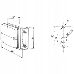 Right turn signal lamp 03213000