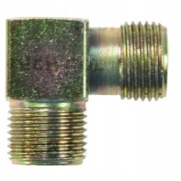 Angle hydraulic connector, metric thread 1 5x1 5