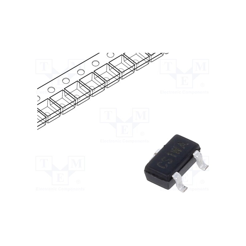 3 pcs x DIODES INCORPORATED - AP130-33WG-7 - IC: voltage regulator, LDO,linear,fixed, 3.3V, 0.3A, SC59, SMD
