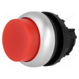 1 pcs x EATON ELECTRIC - M22-DRLH-R - Switch: push-button, 22mm, Stabl.pos: 2, red, M22-FLED,M22-LED
