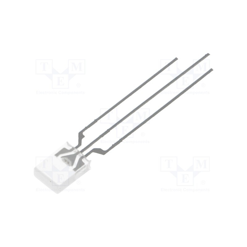 2 pcs x KINGBRIGHT ELECTRONIC - L-119EGWT - LED, rectangular, 5x2mm, bicolour, red/green, 4÷10mcd, 3÷9mcd, 140°