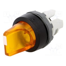 1 pcs x ABB - 1SFA611201R1103 - Switch: rotary, 22mm, Stabl.pos: 2, yellow, MLB-1, IP66, prominent