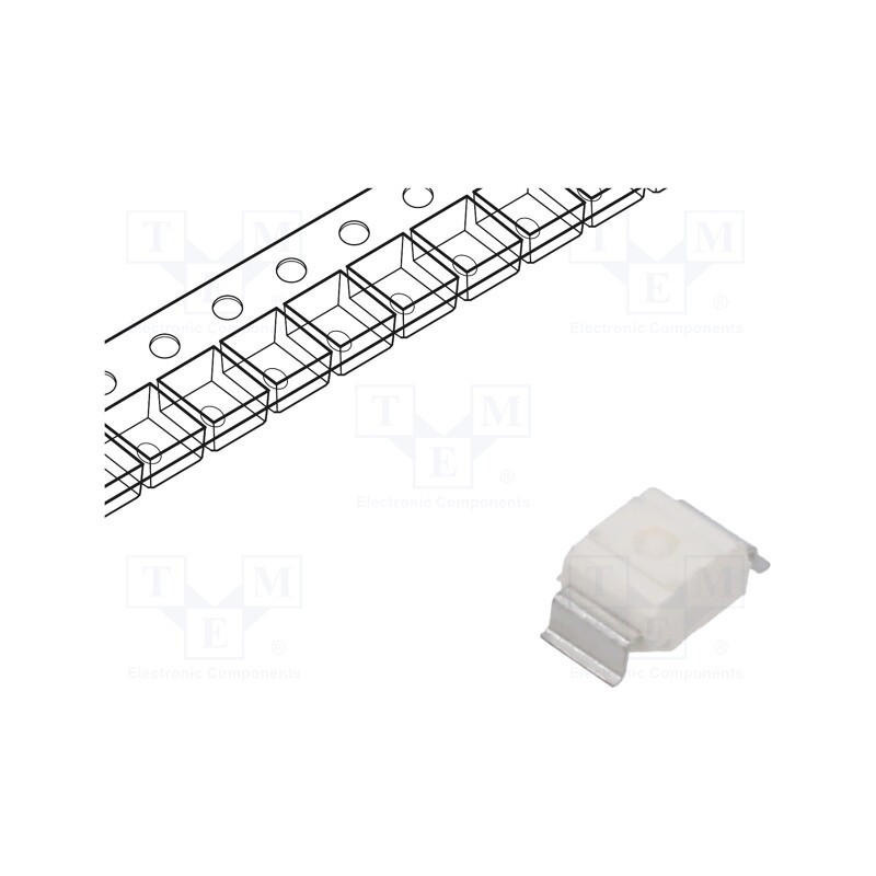 1 pcs x VISHAY - VLRK31R1S2-GS08 - LED, SMD, Gull wing, red, 112÷285mcd, 3.2x2.8x1.9mm, 60°, 2.1÷2.3V