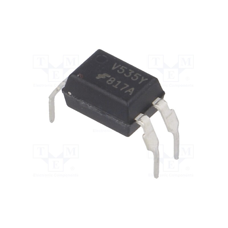 2 pcs x ONSEMI - FOD817A300W - Optocoupler, THT, Ch: 1, OUT: transistor, Uinsul: 5kV, Uce: 70V, DIP4