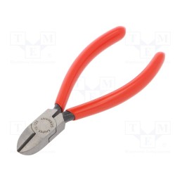 1 pcs x KNIPEX - 70 01 125 - Pliers, side,cutting, handles with plastic grips, 125mm