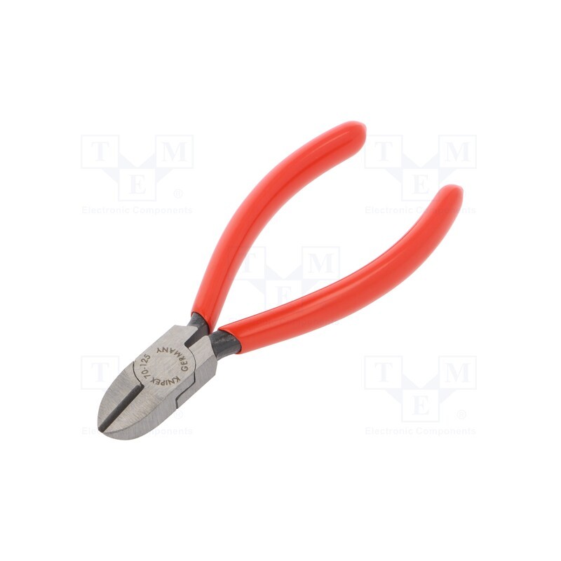 1 pcs x KNIPEX - 70 01 125 - Pliers, side,cutting, handles with plastic grips, 125mm