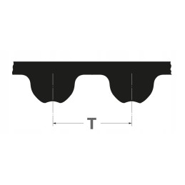 Reinforced toothed belt 2000 8mhp 85 optibelt