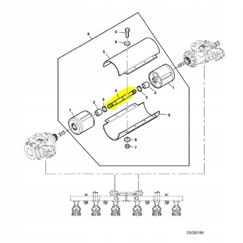 Kemper clutch shaft 345 75178 lca75178 original