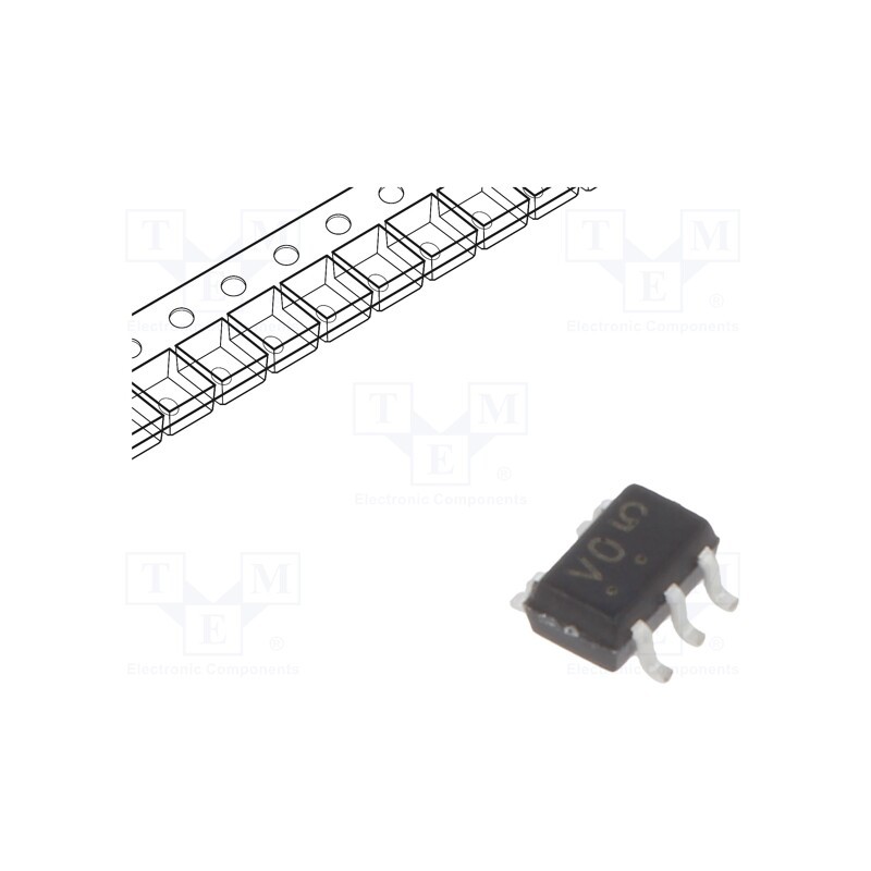 10 pcs x ONSEMI - MC74VHC1G01DFT1G - IC: digital, NAND, Ch: 1, IN: 2, CMOS, SMD, SC88A, 2÷5.5VDC, -55÷125°C