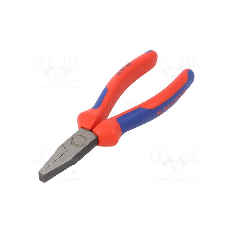 1 pcs x KNIPEX - 20 02 160 - Pliers, flat, 160mm